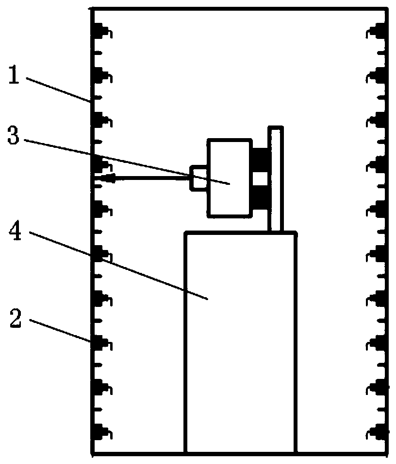 A kind of non-uniform structure vibration field engineering test method