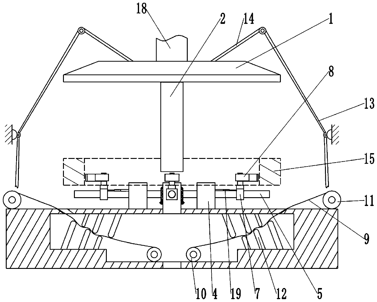 Grinding device for automobile wheel hub