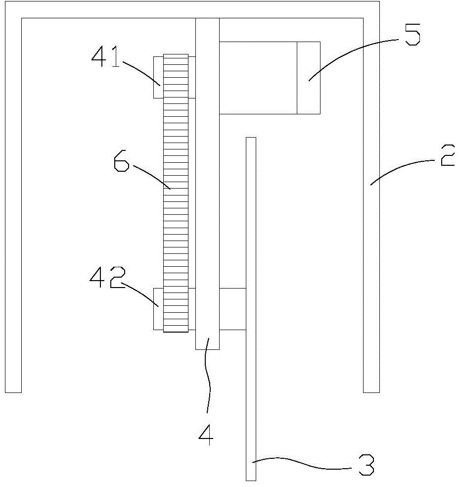 Cutting device of section cutting machine