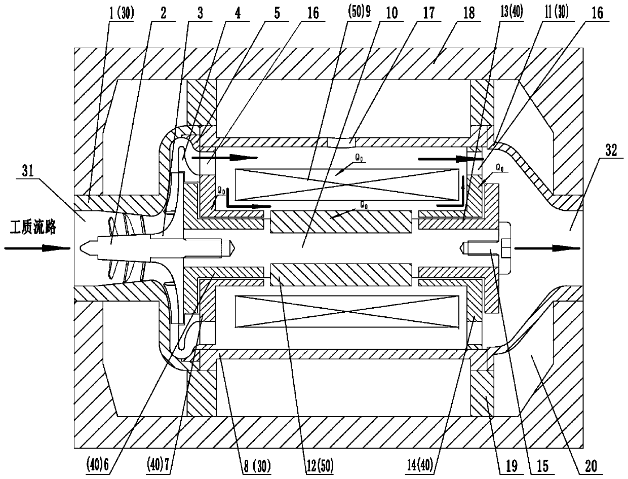 Self-vacuum heat insulation pump used for conveying low-temperature liquid