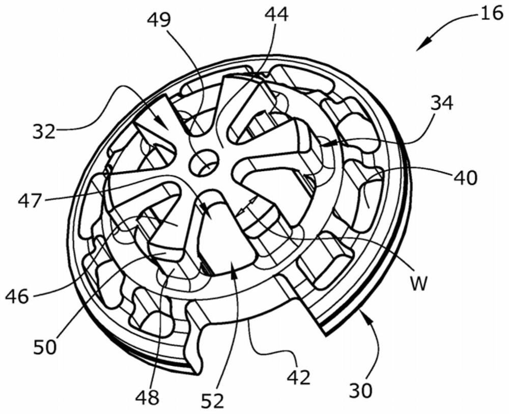 Check valve arrangement and motor vehicle vacuum pump