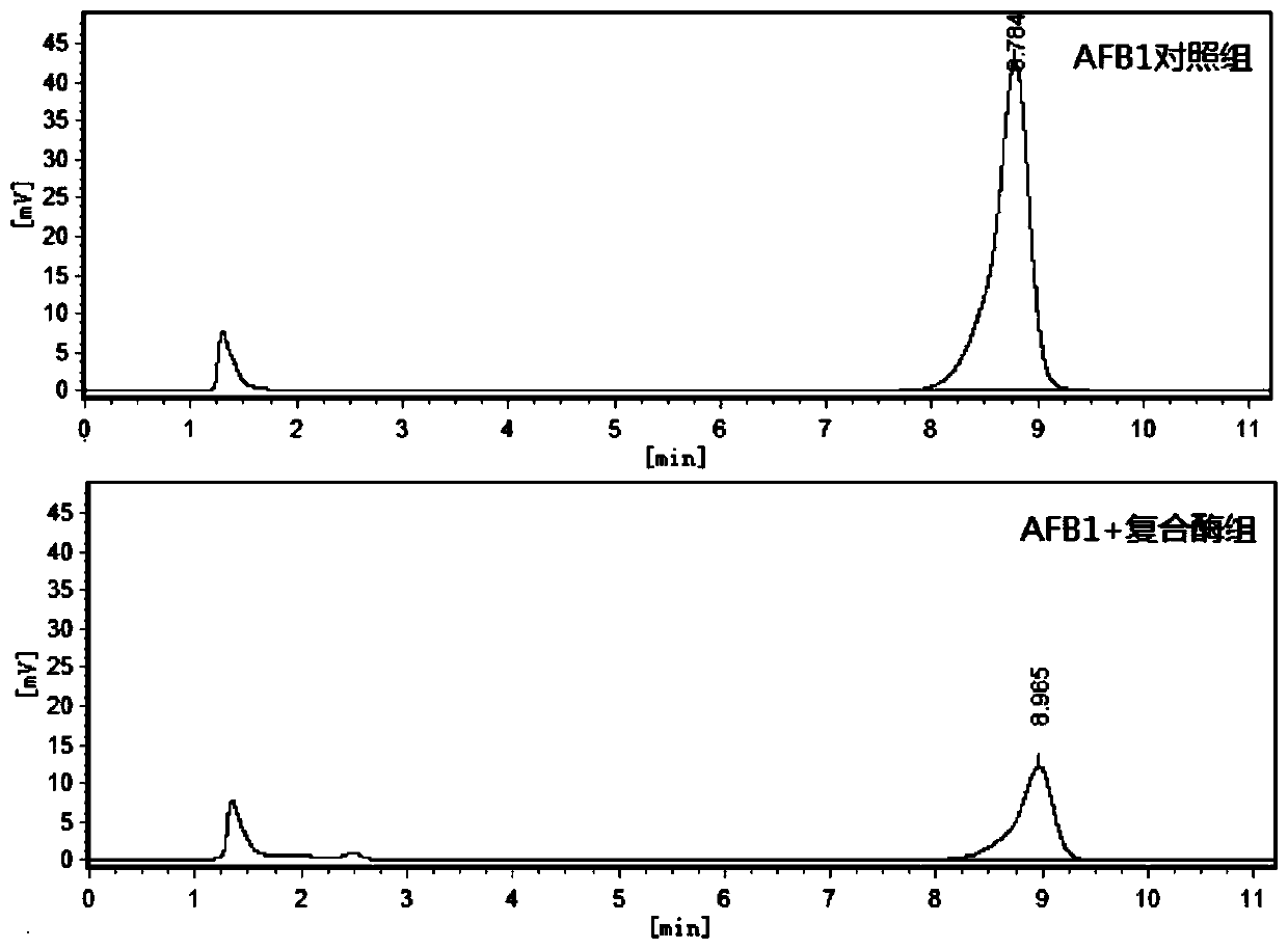 Application of glucose oxidase combined with peroxidase in mycotoxin detoxification