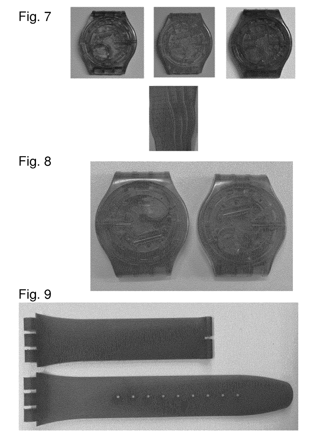 Method for impregnation of a part made of plastic material