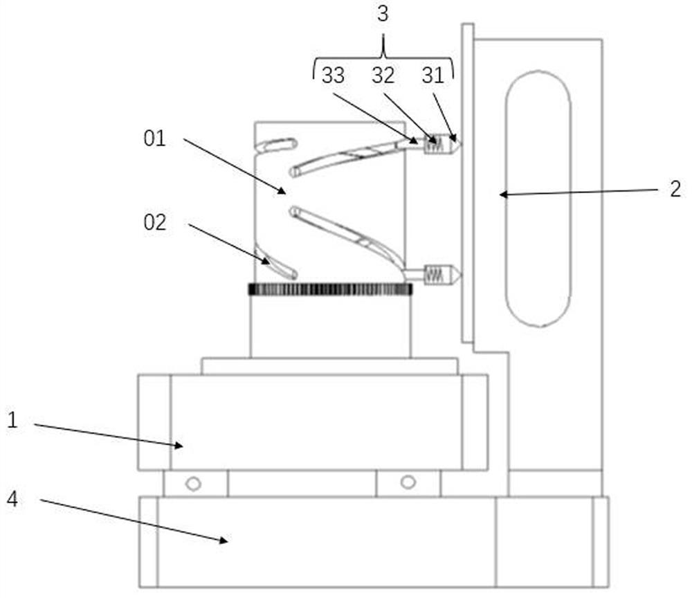 Cylinder cylindrical surface groove line precision detection device and method based on projection trajectory recovery