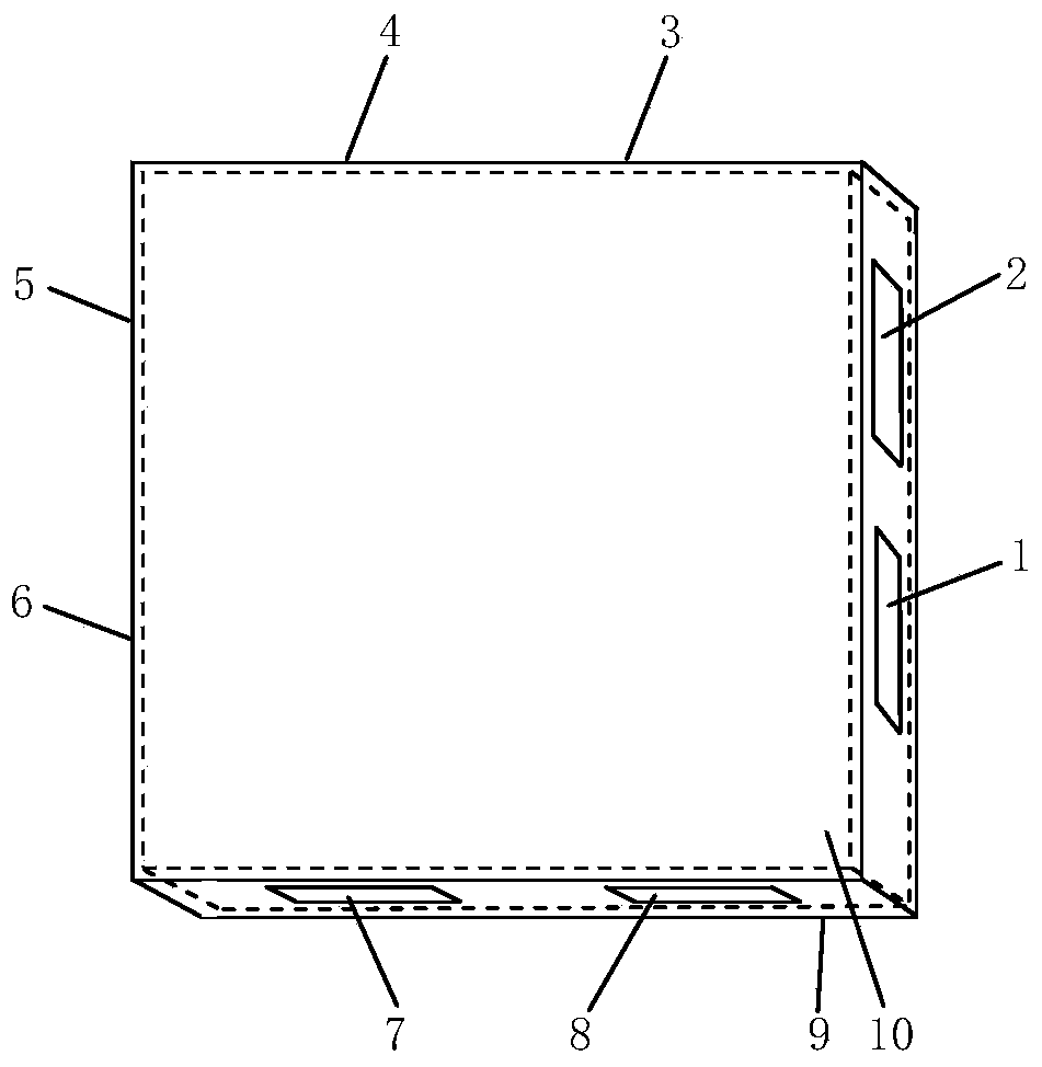 Wavefront control chip based on electronic control liquid crystal plane micro lens