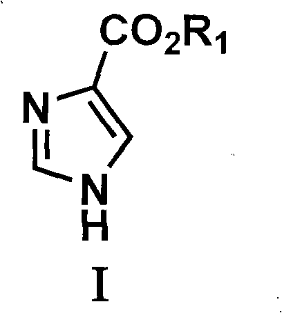 Preparation method of glyoxaline formic ether and derivative thereof