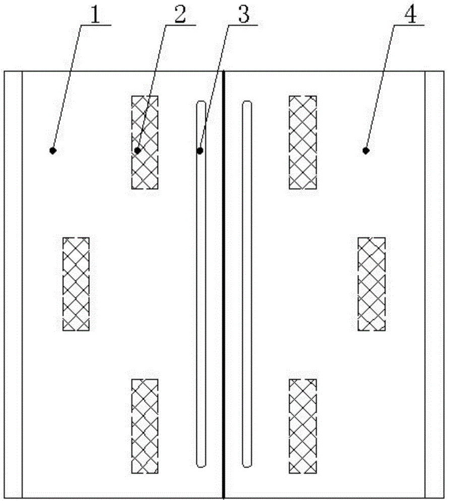 Integrally-formed double-serrated-edge template