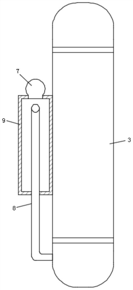 Diving oxygen bottle with self-rescue function