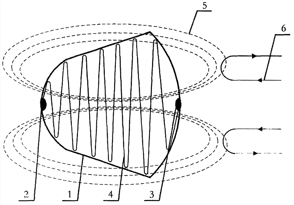 Detent force umbrella for reentry deceleration of reentry capsule