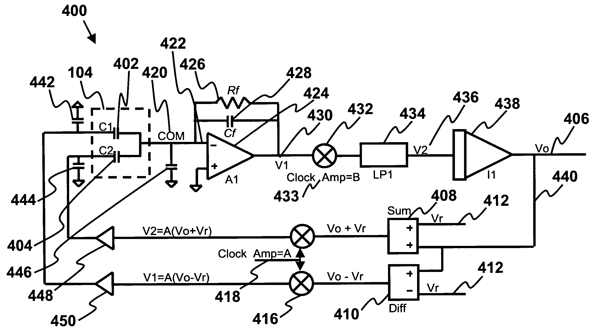 Signal conditioning methods and circuits for a capacitive sensing integrated tire pressure sensor