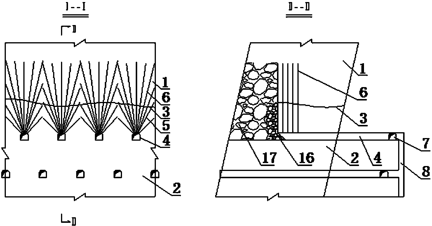 Method for forming covering layer by stope caving method