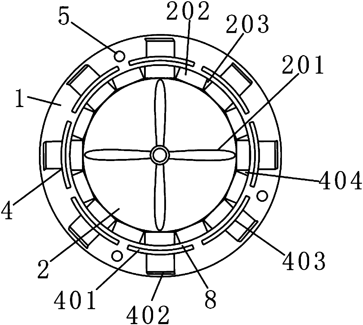 Shaftless propeller