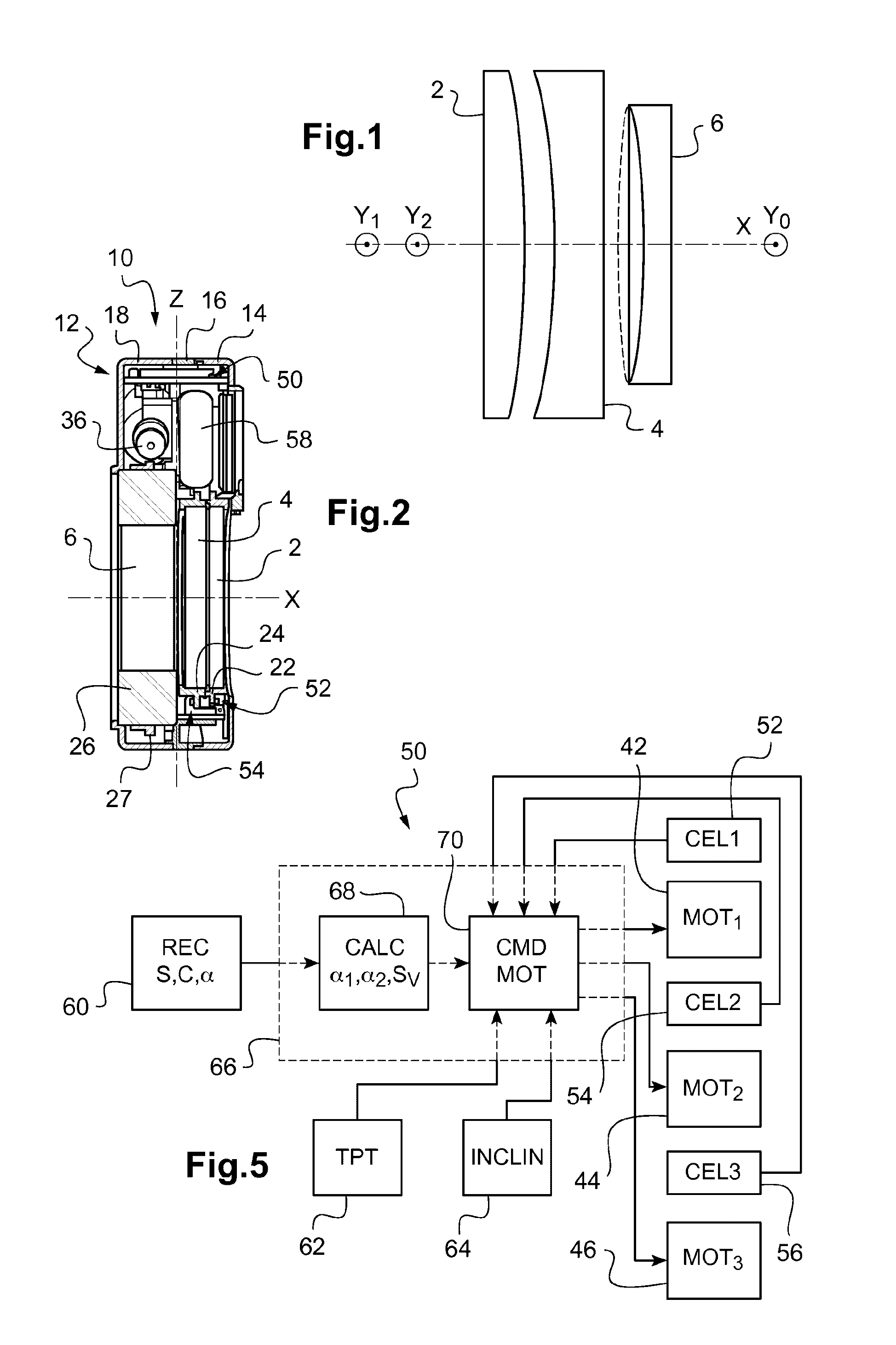 Corrective eyeglasses and method for subjective refraction by a wearer of said eyeglasses