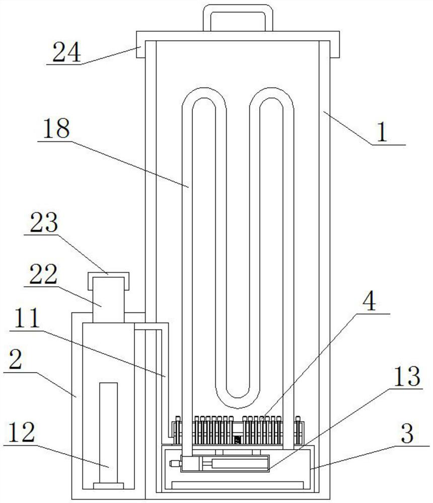 Formula and preparation device of amino acid nutritional beverage for physical recovery after exercise