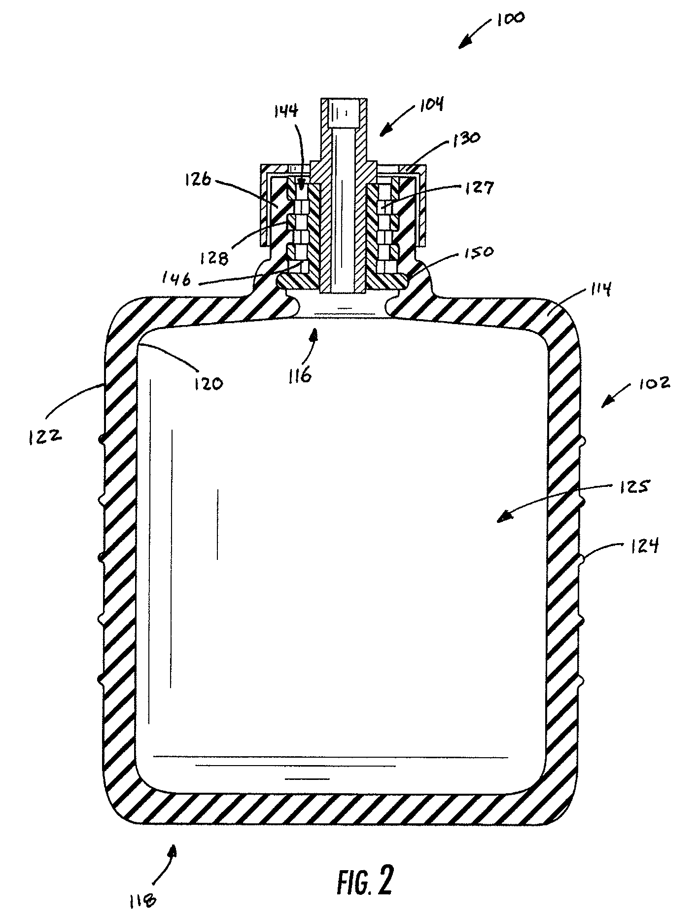 Pneumatic pressure relief test plug