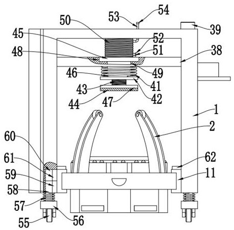 Water pump transportation device with gravity self-locking protection and heat convection dehumidification functions