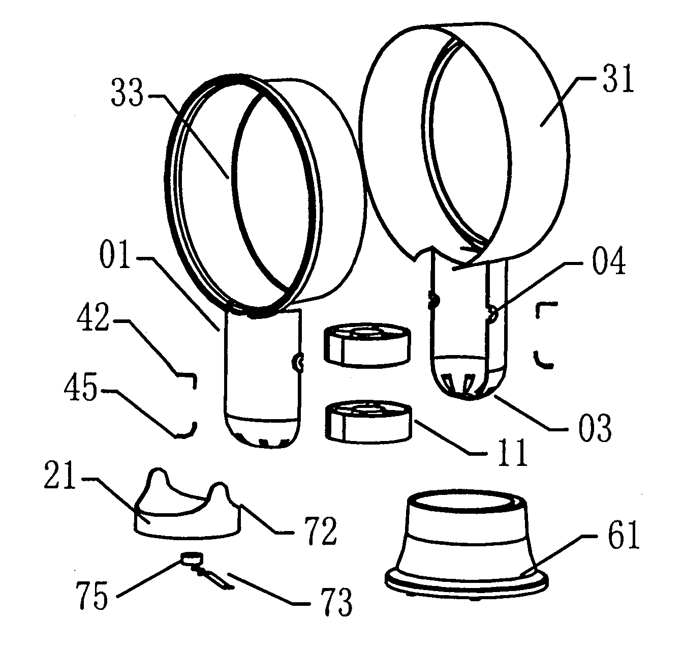 Electronic ice fan