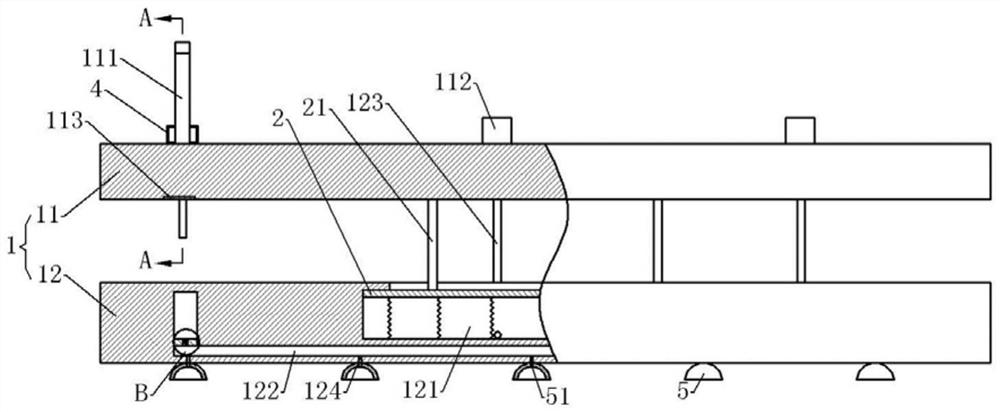 Fixing device for infant nuclear magnetic resonance detection