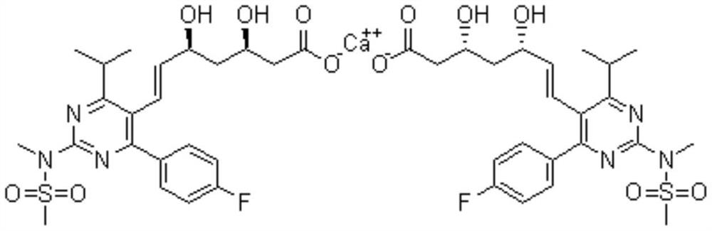 A method for preparing rosustatin and pitavastatin 2,6-diene enanthate compound