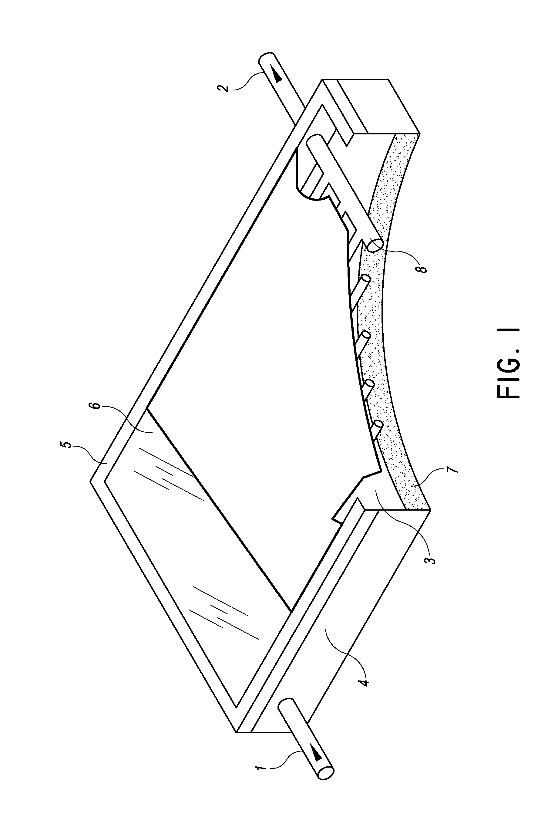 Translucent plastic solar thermal collector