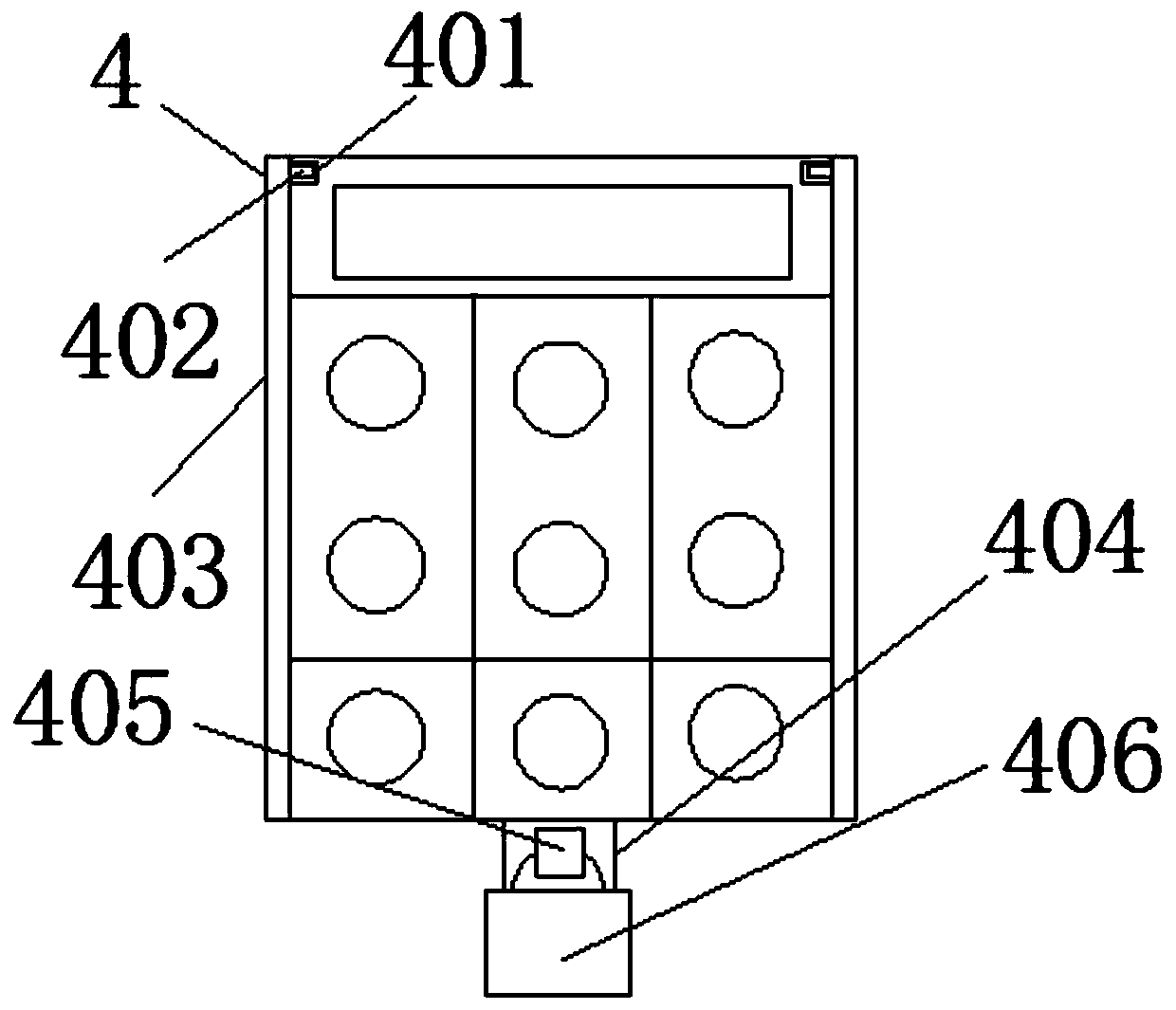 Lock opening and closing remote signaling device for electric meter box