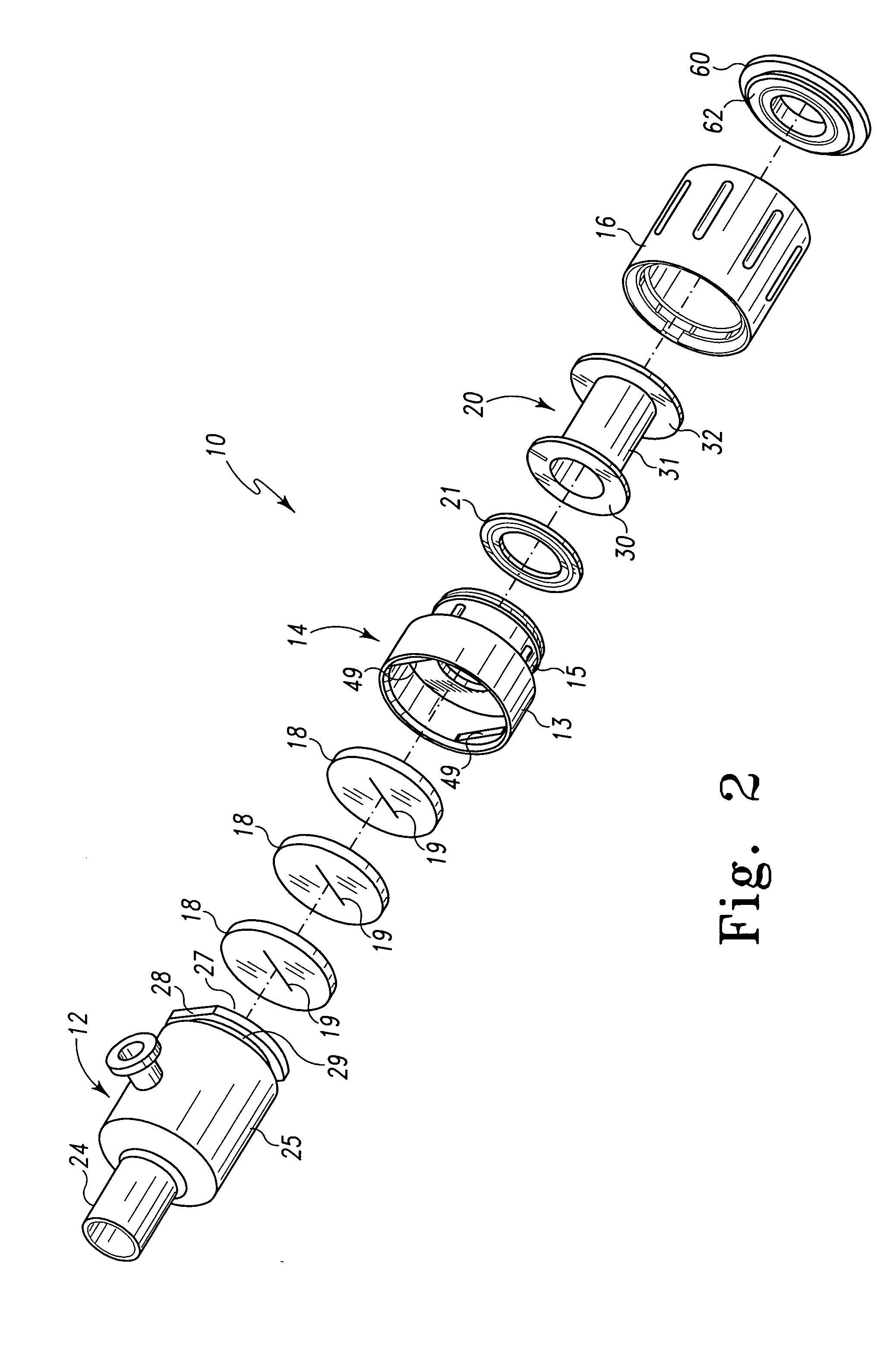 Hemostatic valve assembly