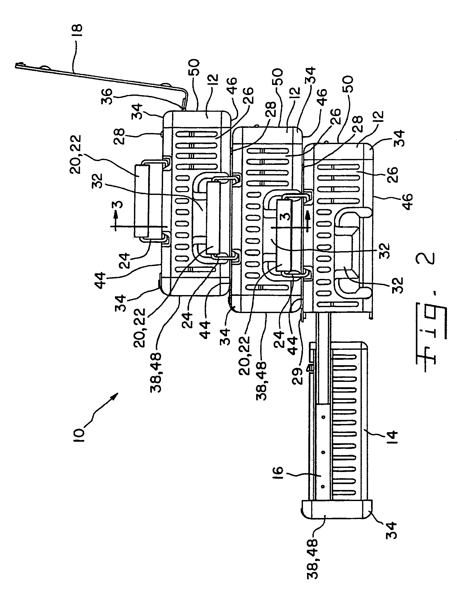 Orthopaedic instrument sterilization case