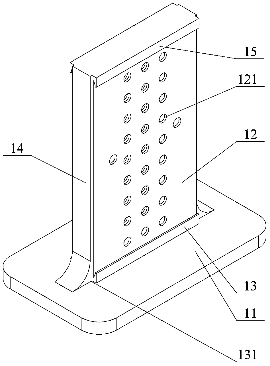 Tool storage shelf