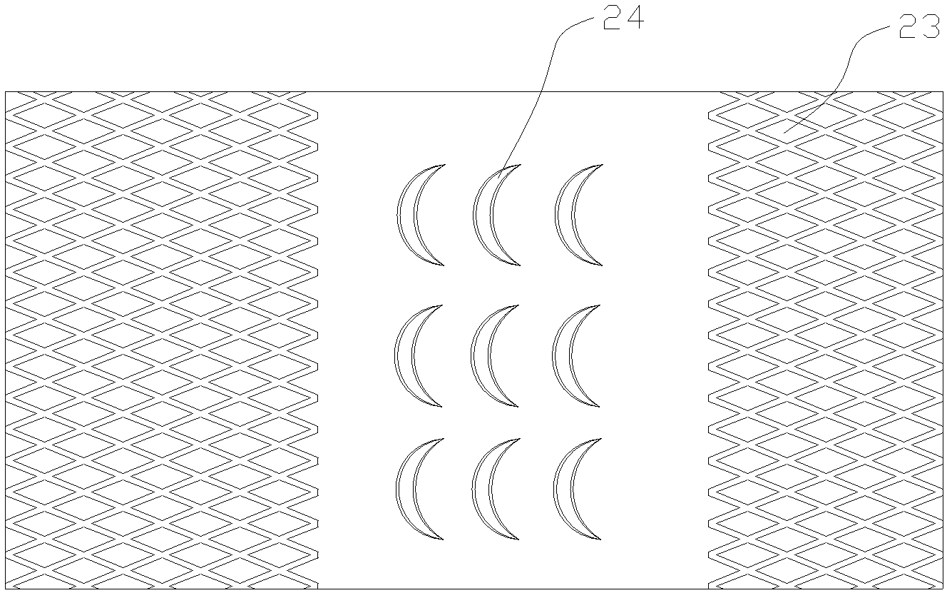 Buffer plate convenient for sucker to pick in a suction manner and glass transfer package