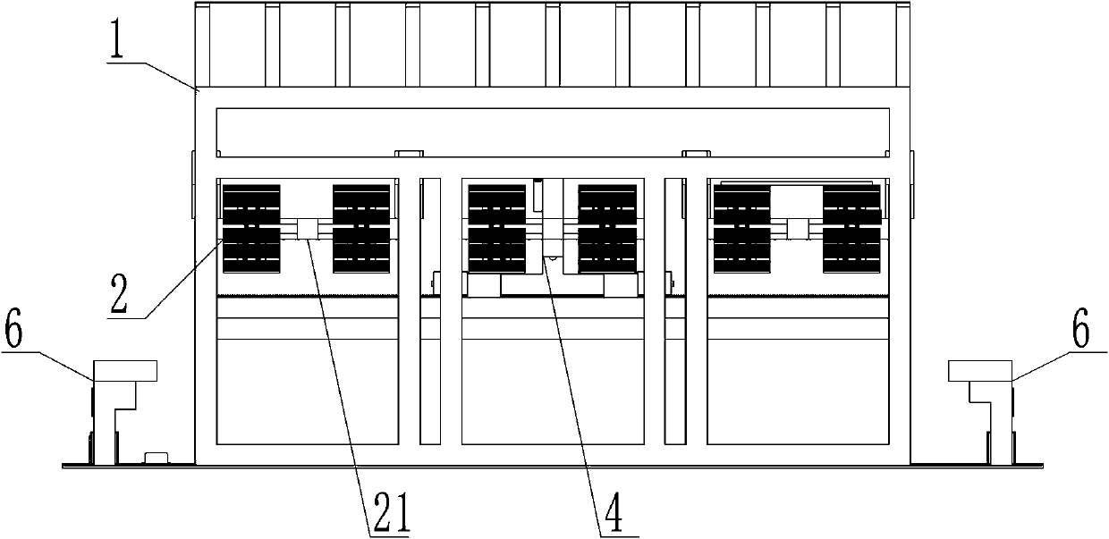 Fully automatic three-dimensional garage