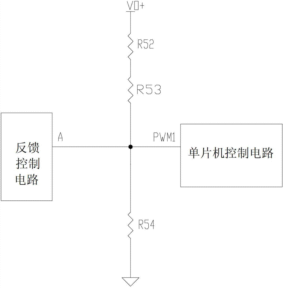 Driving power supply control circuit