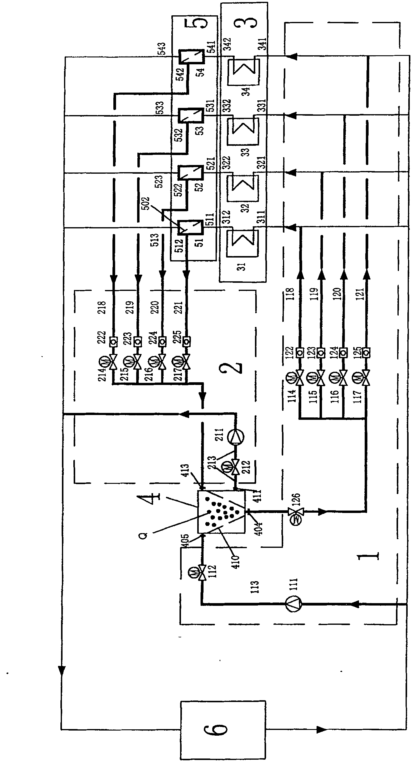 Automatic cleaning system for cleaning ball condenser