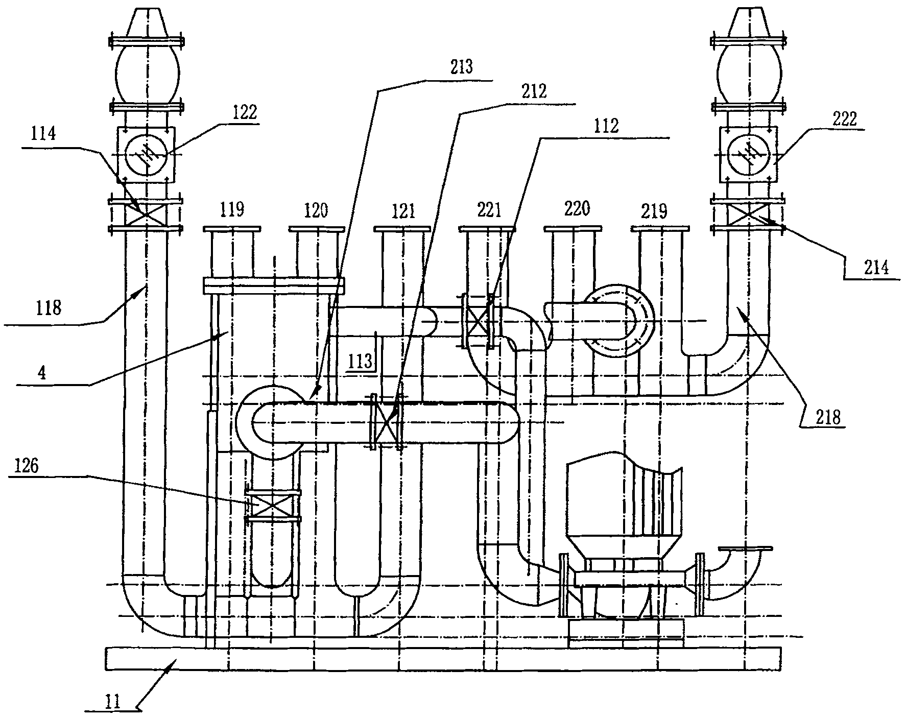 Automatic cleaning system for cleaning ball condenser