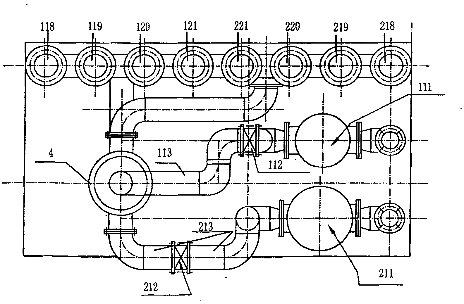 Automatic cleaning system for cleaning ball condenser