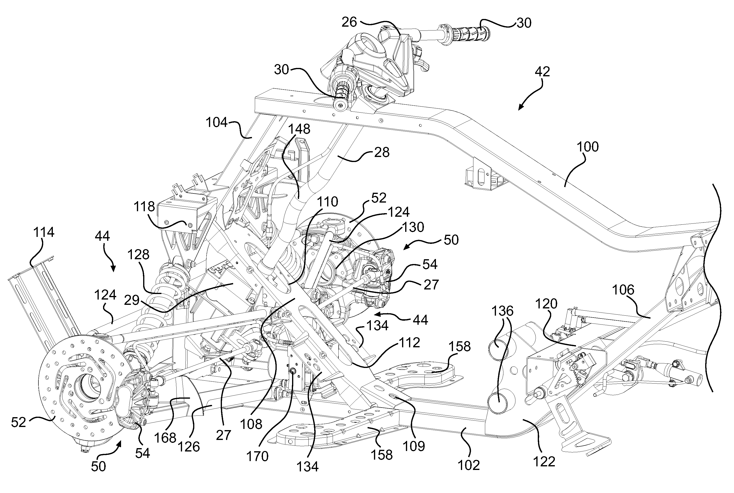 Straddle-type wheeled vehicle and frame thereof