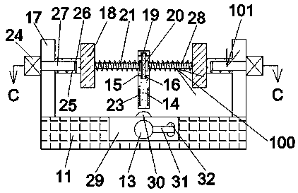 Mechanical vibration law monitoring device