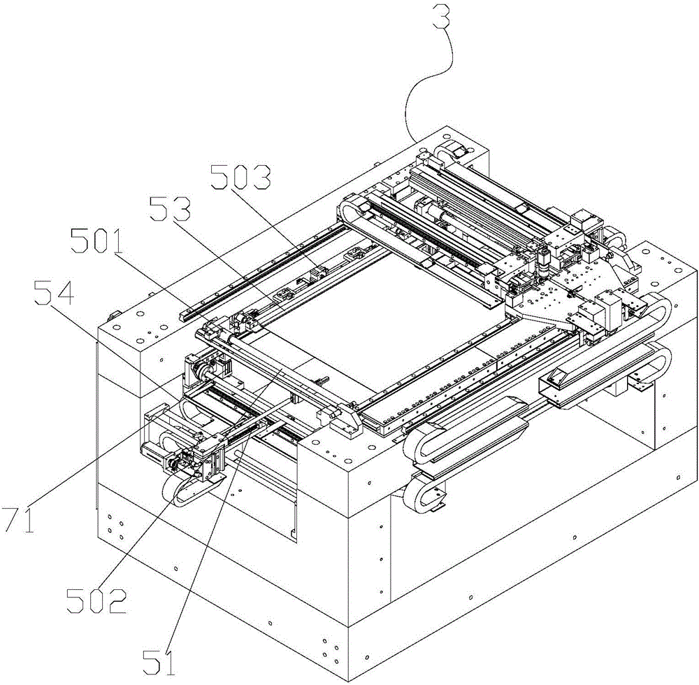 Planar flying probe tester and PCB transmission method