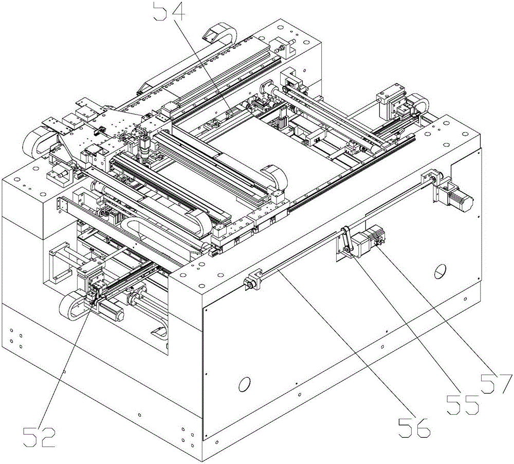 Planar flying probe tester and PCB transmission method