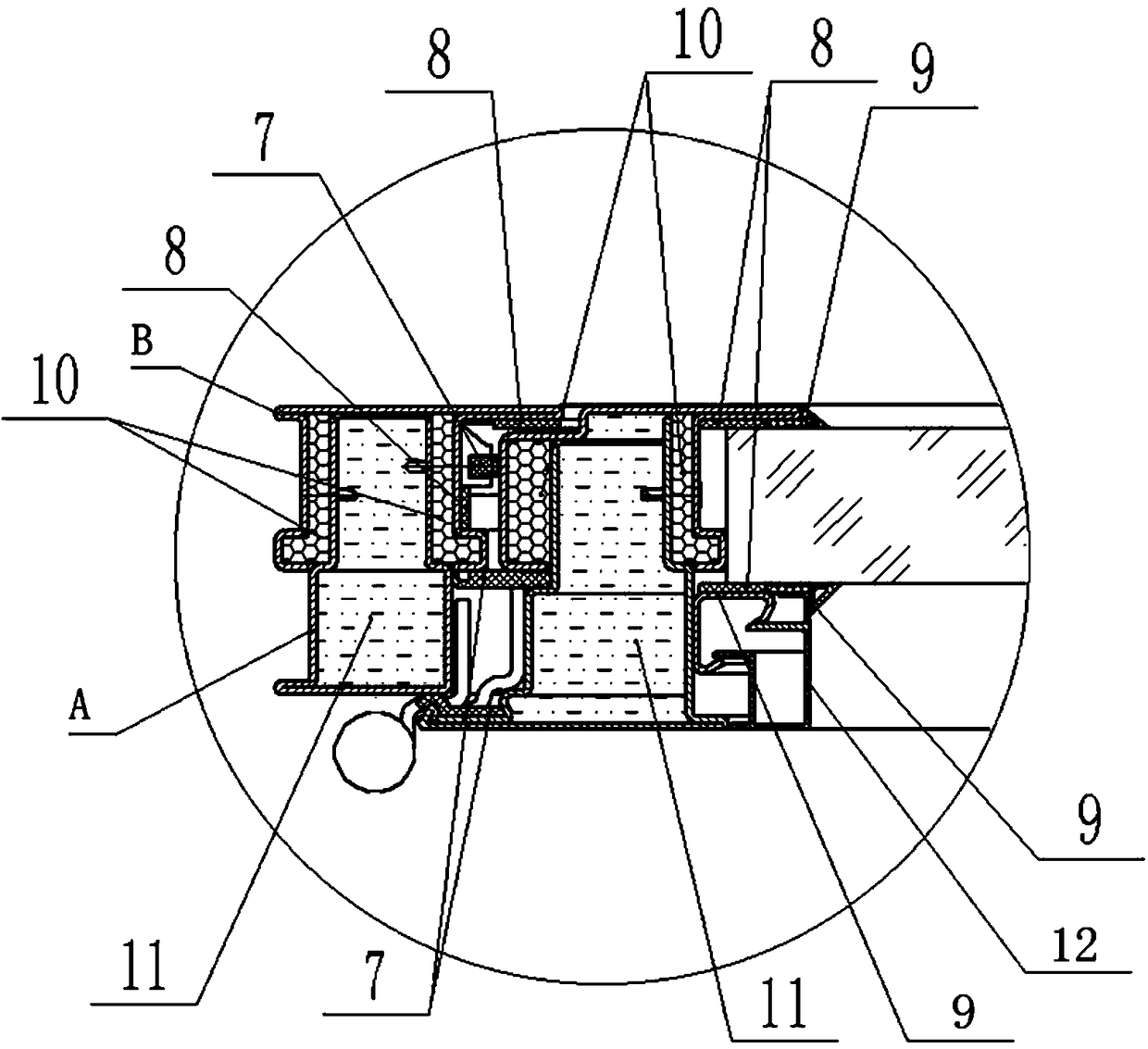 A multifunctional steel door and window system and a method for making window frames and sash frames in the system