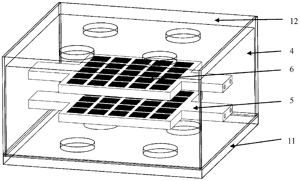 A two-dimensional electromagnetic kinetic energy harvester