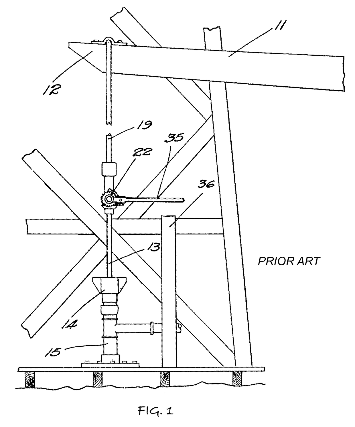 Rotator arm stop and roller assembly