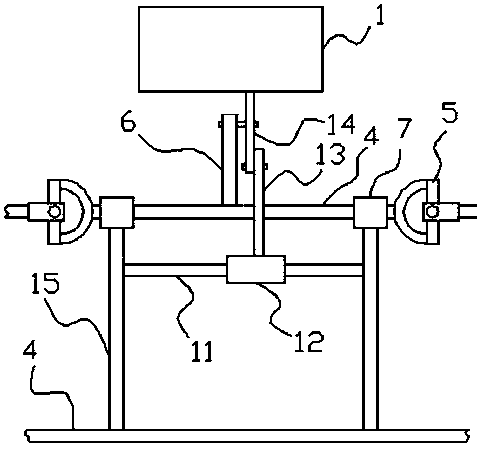 A marine diesel engine tail gas waste heat temperature difference energy utilization device