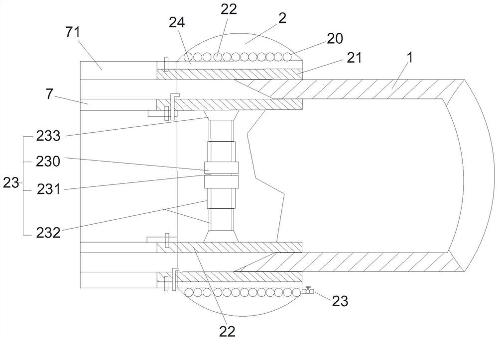 Water supply and drainage pipe head connecting mold, method, product and preparation method