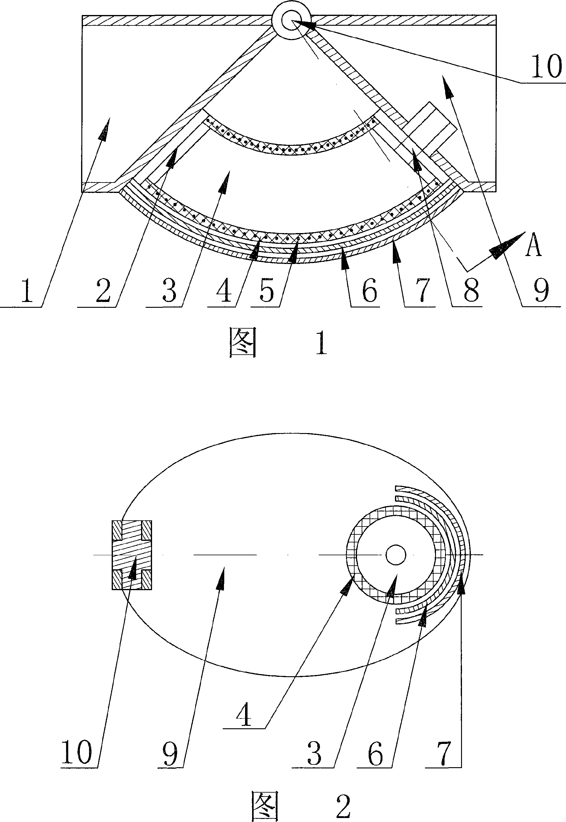 Pneumatic power flexible bending joint based on arcuated pneumatic linear actuator