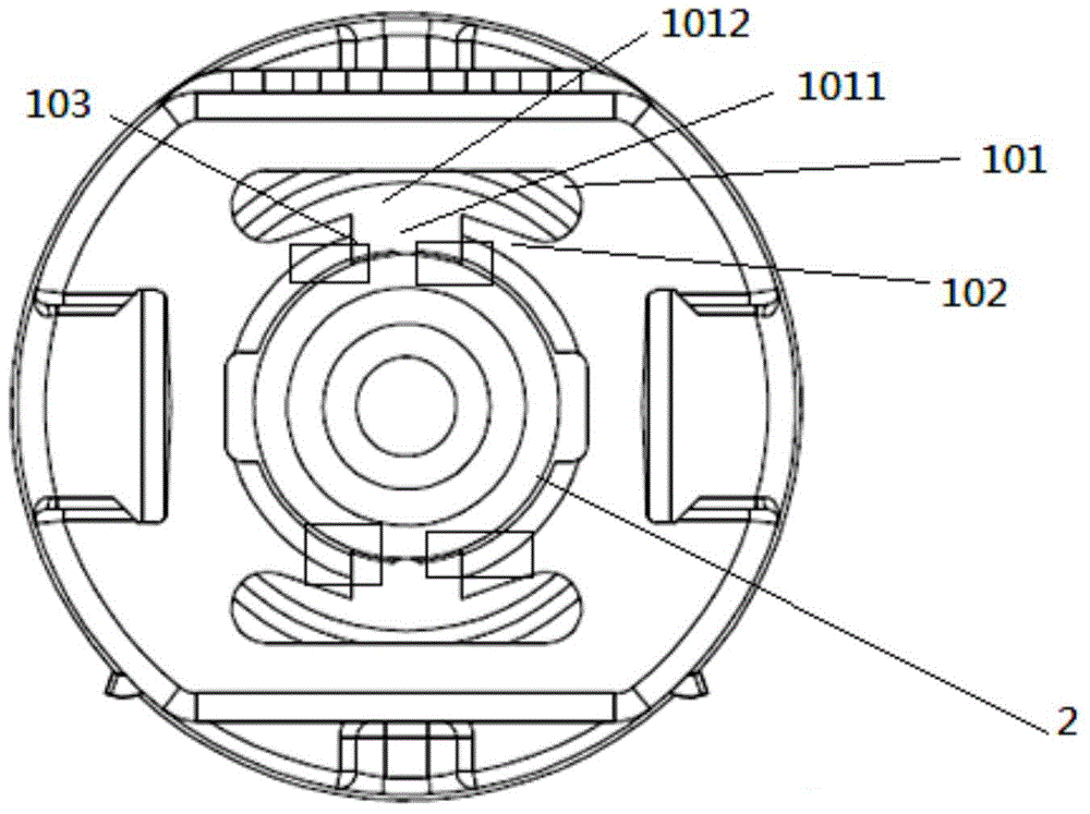 Holding element and function assembly with same