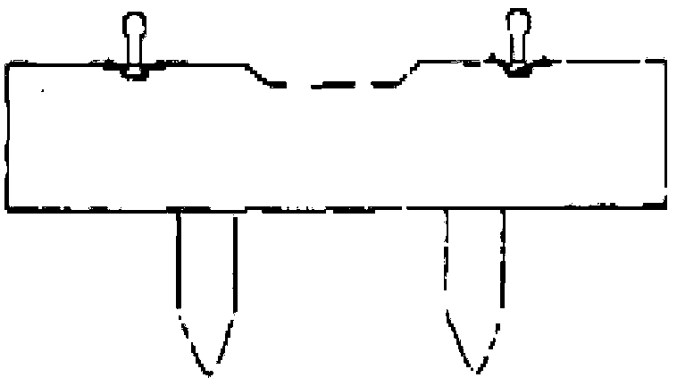 Stability strengthening structure of continuously welded rail on bridge