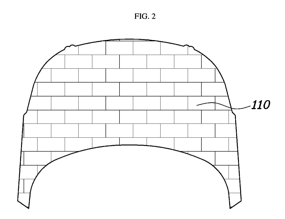 Hood panel for vehicle