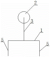 Mortar spreader for laying floor tiles