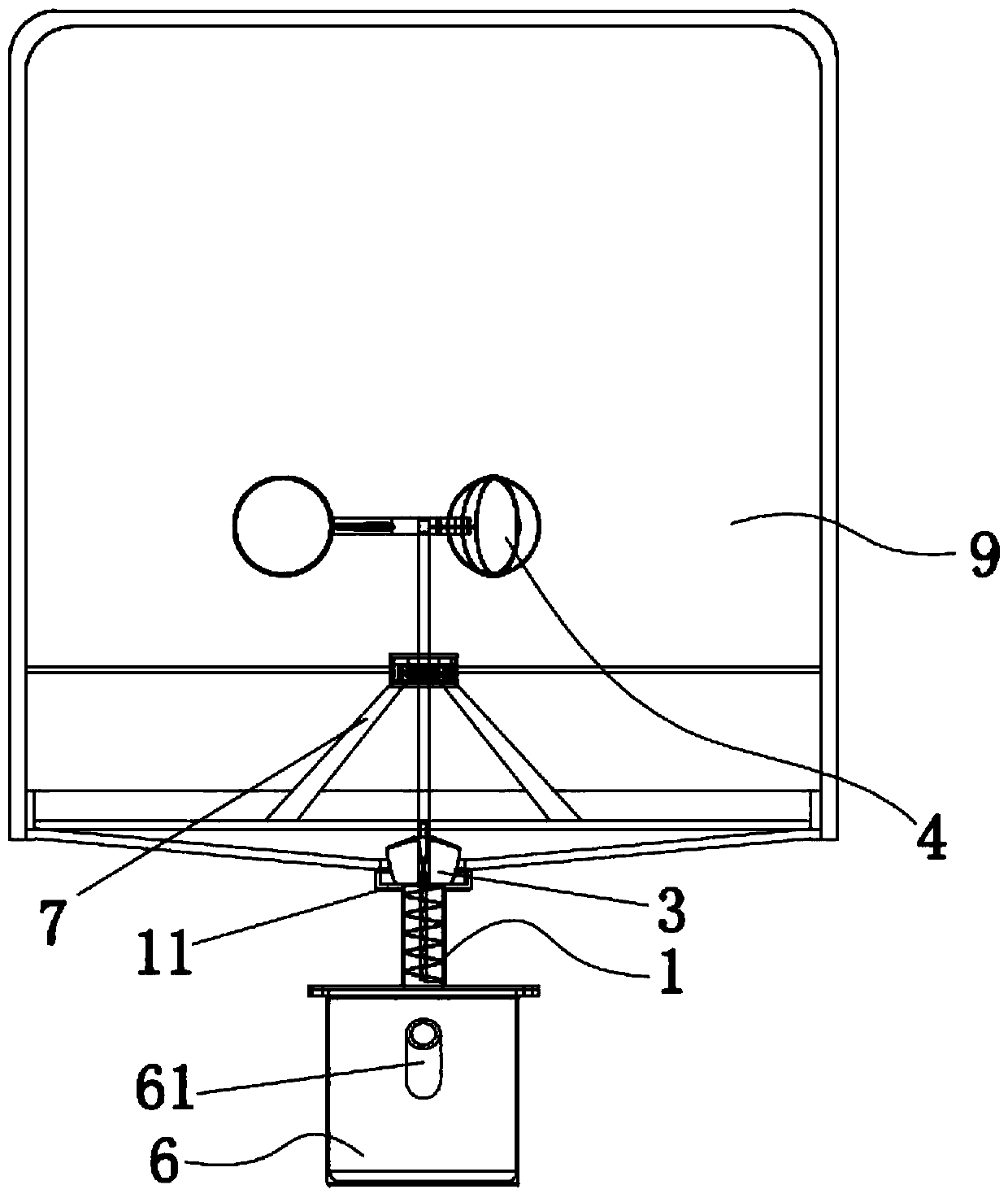 Automatic dredging and draining device for autonomous power pipeline