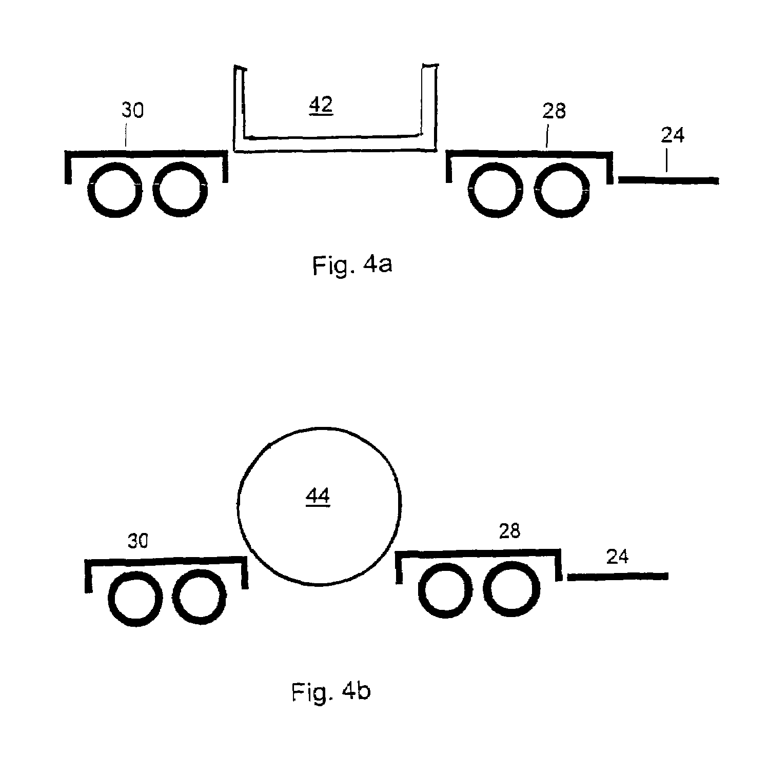 System for the transportation of construction machines, preferably excavators